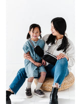 Big Little Wish BLW-Noir Sac banane pour enfant - Vinyle noir - Big Little Wish vendu par Veille sur toi