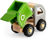 Bigjigs 36030 Mini camion de recyclage en bois - Bigjigs vendu par Veille sur toi