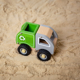 Bigjigs 36030 Mini camion de recyclage en bois - Bigjigs vendu par Veille sur toi