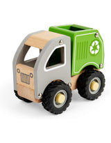 Bigjigs 36030 Mini camion de recyclage en bois - Bigjigs vendu par Veille sur toi
