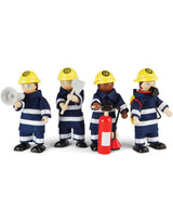Bigjigs T0117 Ensemble de pompiers en bois - Bigjigs vendu par Veille sur toi