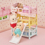 Calico Critters CC2164 Ensemble de 3 lits superposés pour triplets - Calico Critters vendu par Veille sur toi
