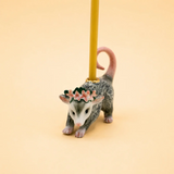 Camp Hollow SURCT0060 Porte-bougie en porcelaine - Opossum - Camp Hollow vendu par Veille sur toi