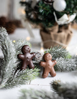 Choco Chocolat ⚜ CHOCO-DUO-PAIN-ÉPICES-LAIT-NOIR Duo bonhomme en pain d'épices - Chocolat au lait et noir - Choco Chocolat vendu par Veille sur toi