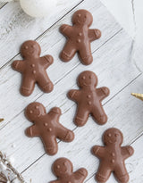 Duo bonhomme en pain d'épices - Chocolat au lait et noir - Choco Chocolat