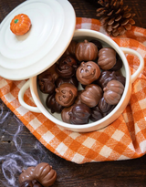 Boîte de citrouille chocolat plein - Chocolat au lait - Choco Chocolat