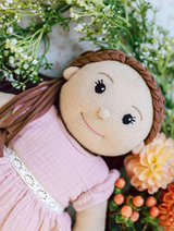 Clementine Collective CLEM-Clara Poupée en tricot - Clara - Clementine Collective vendu par Veille sur toi