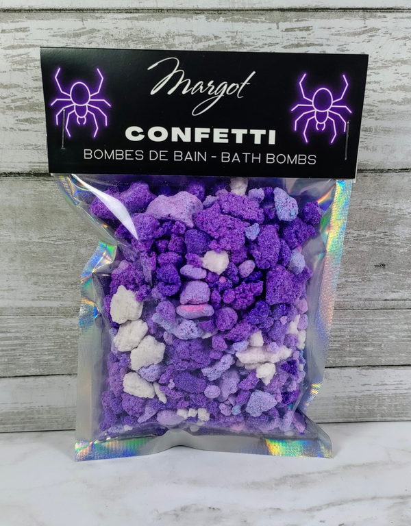 Bombe de bain - Confetti - Mix violet - Halloween - Margot