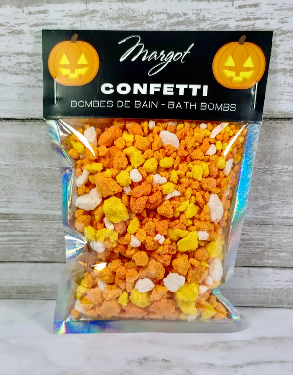 Bombe de bain - Confetti - Mix orange - Halloween - Margot