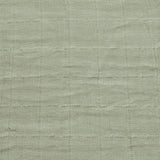 Couverture mousseline de coton - Uni kaki - Perlimpinpin