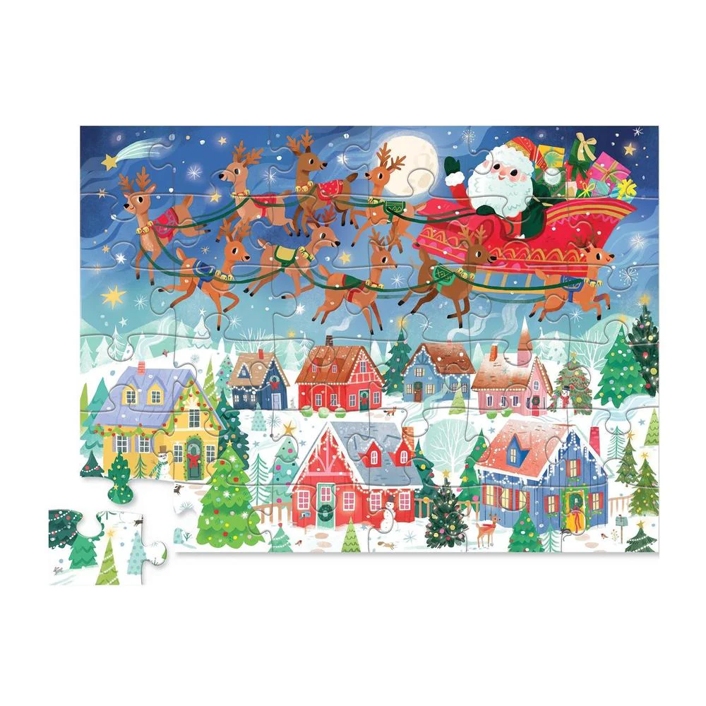 36-Piece Puzzle - Santa Claus - Crocodile Creek | Veille sur toi