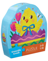 Crocodile Creek 41252 Mini casse-tête - 12 pièces - Oeuf de Pâques 2+ - Crocodile Creek vendu par Veille sur toi