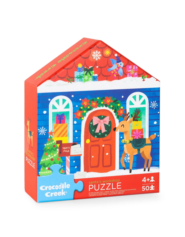 Casse-tête maison 50 pièces - L'atelier du Père Noël 5+