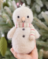 Cuddle + kind BabySnowman-Peppermin stripe Peluche - Bébé bonhomme de neige 7" - Canne en bonbon - Cuddle + kind vendu par Veille sur toi