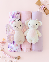 Cuddle + kind BBYBFY003 Peluche - Bébé papillon mauve 7"- Cuddle + kind vendu par Veille sur toi