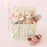 Cuddle + kind BBYFLWRPK003 Peluche - Bébé marguerite 7" - Rose blush - Cuddle + kind vendu par Veille sur toi