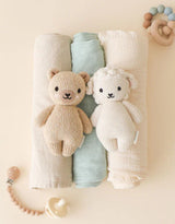 Cuddle + kind BBYHBR003 Peluche - Bébé Ourson miel 7" - Cuddle + kind vendu par Veille sur toi