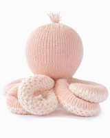 Cuddle + kind BBYOCTPKL003 Peluche - Bébé pieuvre 7" - Rose corail - Cuddle + kind vendu par Veille sur toi