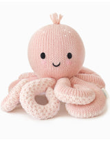 Cuddle + kind BBYOCTPKL003 Peluche - Bébé pieuvre 7" - Rose corail - Cuddle + kind vendu par Veille sur toi
