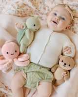 Cuddle + kind BBYTURAQ003 Peluche - Bébé tortue 7" - Vert algue - Cuddle + kind vendu par Veille sur toi