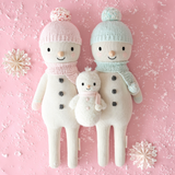 Cuddle + kind Peluche - Holly le bonhomme de neige - Cuddle + kind vendu par Veille sur toi