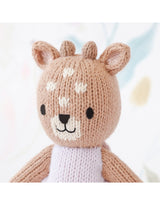 Cuddle + kind TINYFAWVIO4 Peluche avec jolie boîte - Tiny 6" - Violet le faon - Cuddle + kind vendu par Veille sur toi