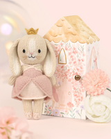 Cuddle + kind TINYPRINROS4 Peluche avec jolie boîte - Tiny 6" - Rose la princesse - Cuddle + kind vendu par Veille sur toi