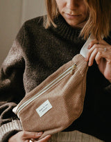 Dans le sac ⚜ BEL-COR-DUN Sac banane corduroy - Dune - Dans le sac vendu par Veille sur toi