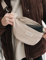Dans le sac ⚜ BELT-VAN Sac banane corduroy - Vanille - Dans le sac vendu par Veille sur toi