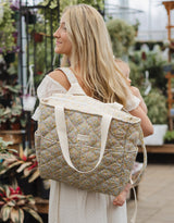 Dans le sac ⚜ DIAP-BAG-FLO-YEL Sac à couche - Fleurs mimosa - Dans le sac x Liberty London vendu par Veille sur toi