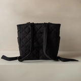 Dans le sac ⚜ Quilted-Convertible-Backpack-Black Sac à dos matelassé convertible - Noir - Dans le sac vendu par Veille sur toi