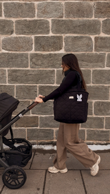 Dans le sac ⚜ Quilted-Convertible-Backpack-Black Sac à dos matelassé convertible - Noir - Dans le sac vendu par Veille sur toi