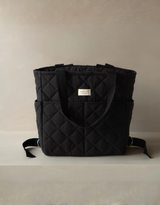 Dans le sac ⚜ Quilted-Convertible-Backpack-Black Sac à dos matelassé convertible - Noir - Dans le sac vendu par Veille sur toi