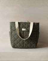 Dans le sac ⚜ Quilted-Convertible-Backpack-Forest Sac à dos matelassé convertible - Forêt - Dans le sac vendu par Veille sur toi