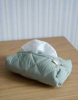 Dans le sac ⚜ Quilted-wipes-case-mint Étui à lingettes matelassé - Menthe - Dans le sac vendu par Veille sur toi