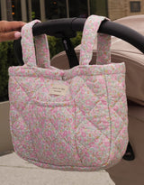 Dans le sac ⚜ STR-ORG-FLO-PINK Sac organisateur pour poussette Mini Mama - Fleurs pétale - Dans le sac x Liberty London vendu par Veille sur toi