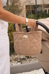 Dans le sac ⚜ STR-ORG-TAN Sac organisateur pour poussette Mini Mama - Tan - Dans le sac vendu par Veille sur toi