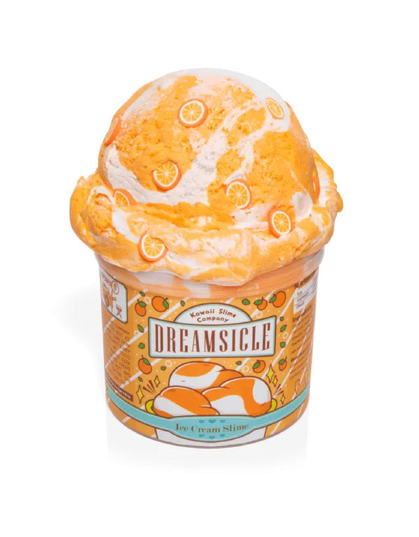 Slime 12 oz - Crème glacée à l'orange - Kawaii Slime Company