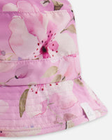Deux par Deux Beach Hat Purple Flower Print vendu par Veille sur toi