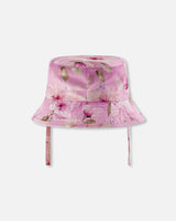 Deux par Deux Beach Hat Purple Flower Print vendu par Veille sur toi