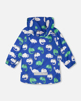 Deux par Deux ⚜ Blue raincoat with color-changing chameleon vendu par Veille sur toi