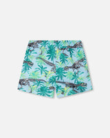 Deux par Deux Boardshorts Blue Skeleton Print vendu par Veille sur toi