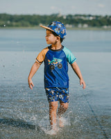 Deux par Deux Boardshorts Blue Truck Print vendu par Veille sur toi