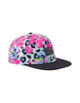 Deux par Deux ⚜ Casquette - Bleu fleurs et léopard - Deux par deux vendu par Veille sur toi