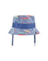 Deux par Deux ⚜ Chapeau de plage - Bleu animaux marins - Deux par deux vendu par Veille sur toi