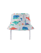 Deux par Deux ⚜ Chapeau de plage - Bleu bébé dinosaure - Deux par deux vendu par Veille sur toi
