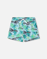 Deux par Deux H30OB07_3H166_2/3 Boardshorts Blue Skeleton Print 2/3 vendu par Veille sur toi