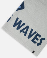 Deux par Deux H30OBBT_09870_O/S/K Beach Towel Gray One Size Kids vendu par Veille sur toi