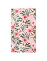 Deux par Deux ⚜ H30OGBT_3H152_O/S/K Serviette de plage - Rose hibiscus - Deux par deux One Size Kids vendu par Veille sur toi