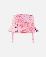 Deux par Deux H30OGC_3H148_6/12m Beach Hat Pink Beach Print 6/12m vendu par Veille sur toi